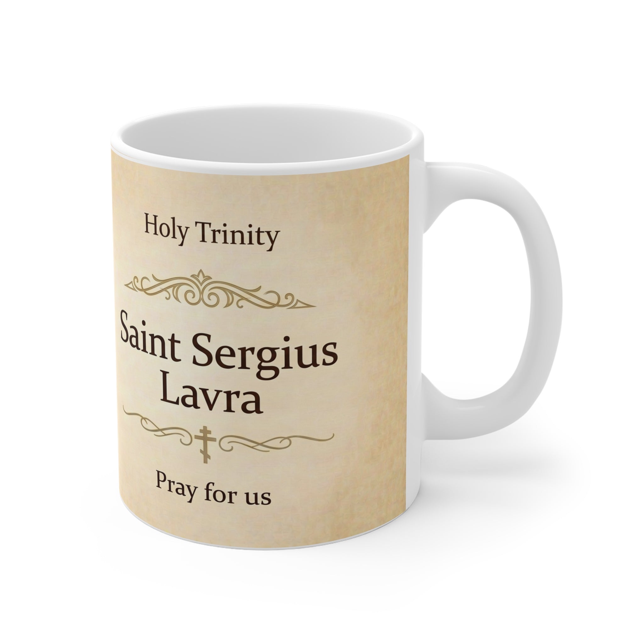 Trinity Lavra of Saint Sergius Orthodox Christian Coffee Mug — Orthodox Christian Mug