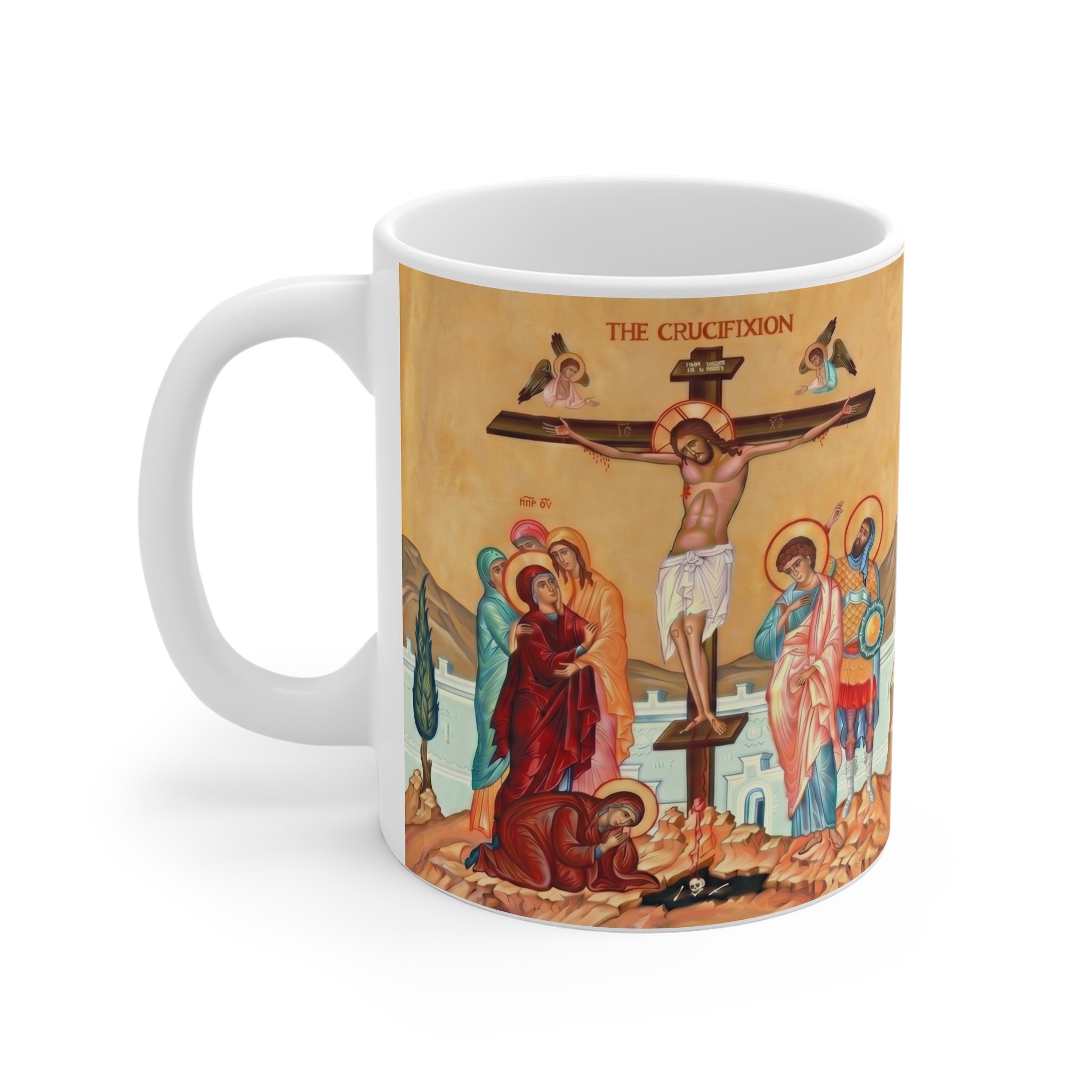 Crucifixion of Christ Orthodox Christian Coffee Mug — Orthodox Christian Gift