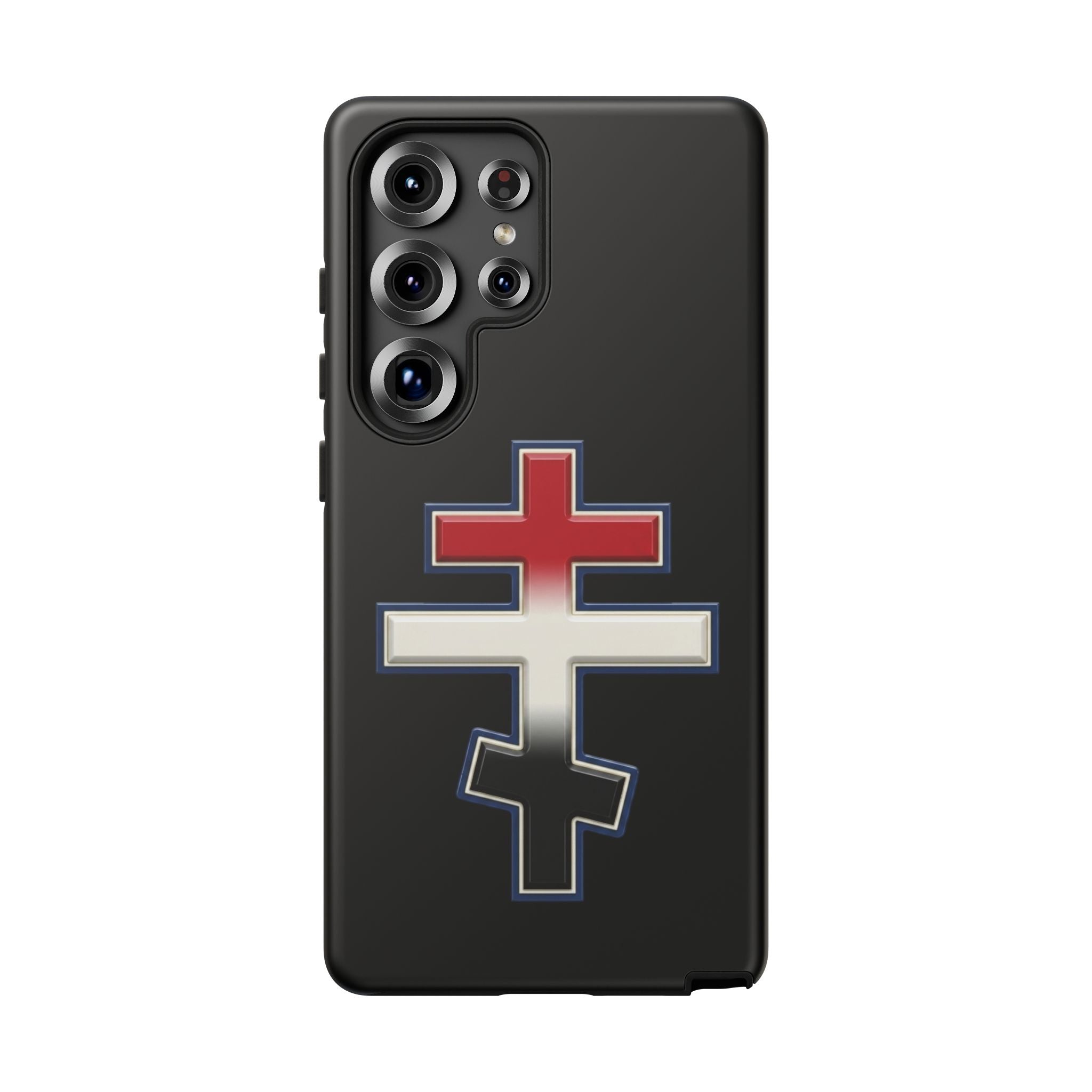 Egyptian Orthodox Cross design on a matte phone case — additional view 3