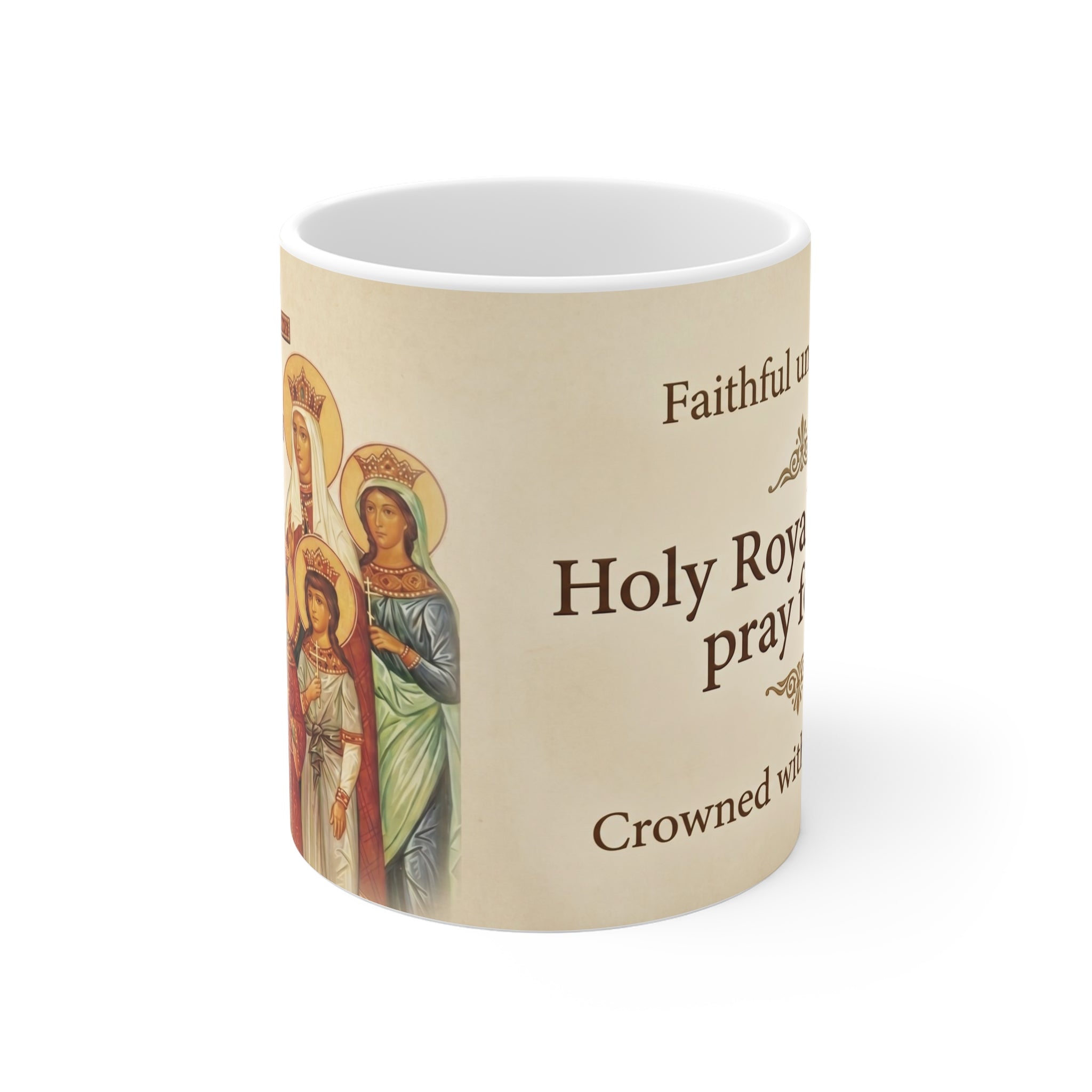 Holy Royal Martyrs Family Orthodox Christian Coffee Mug — Orthodox Mug Gift