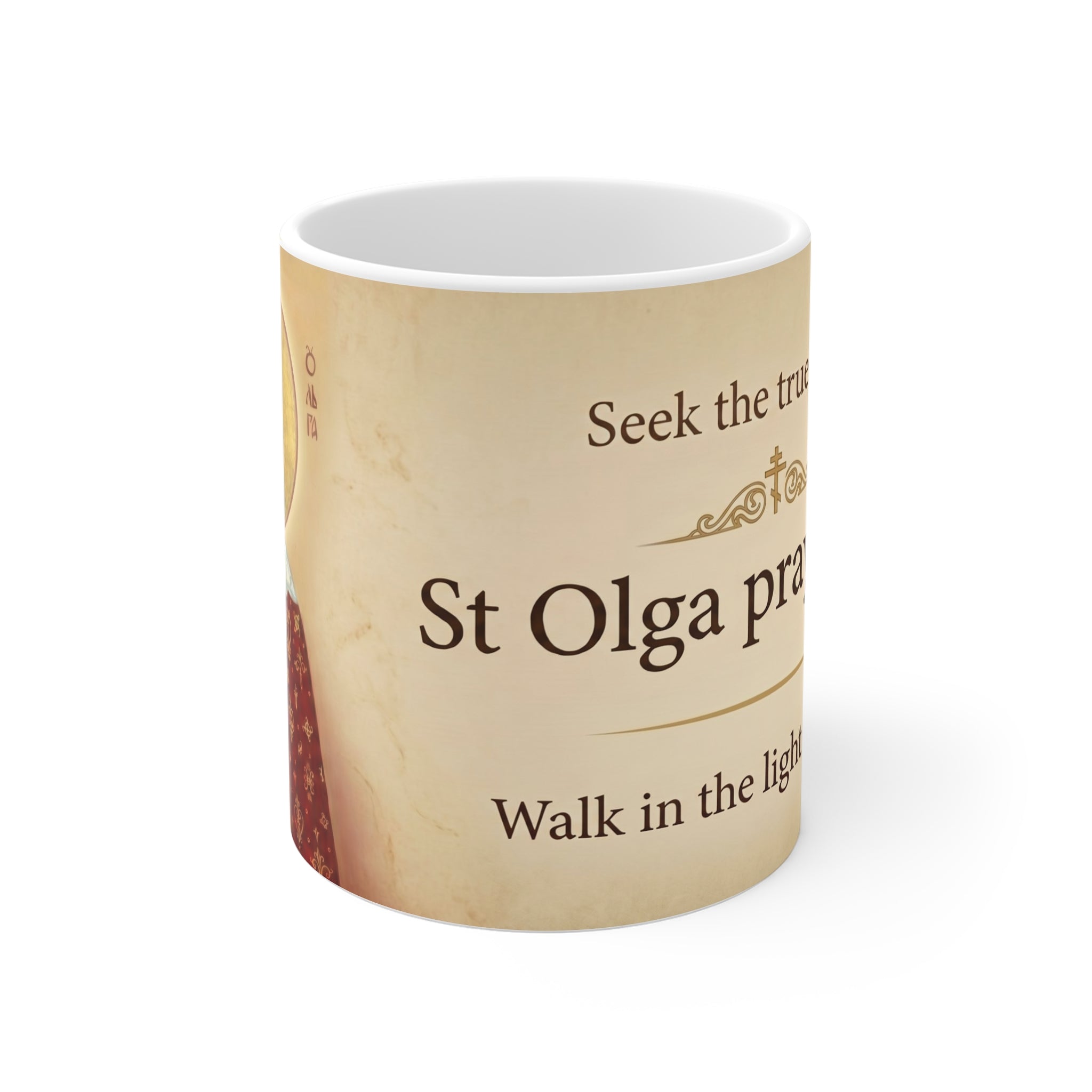Saint Olga of Kiev Orthodox Christian Coffee Mug — Orthodox Mug Gift