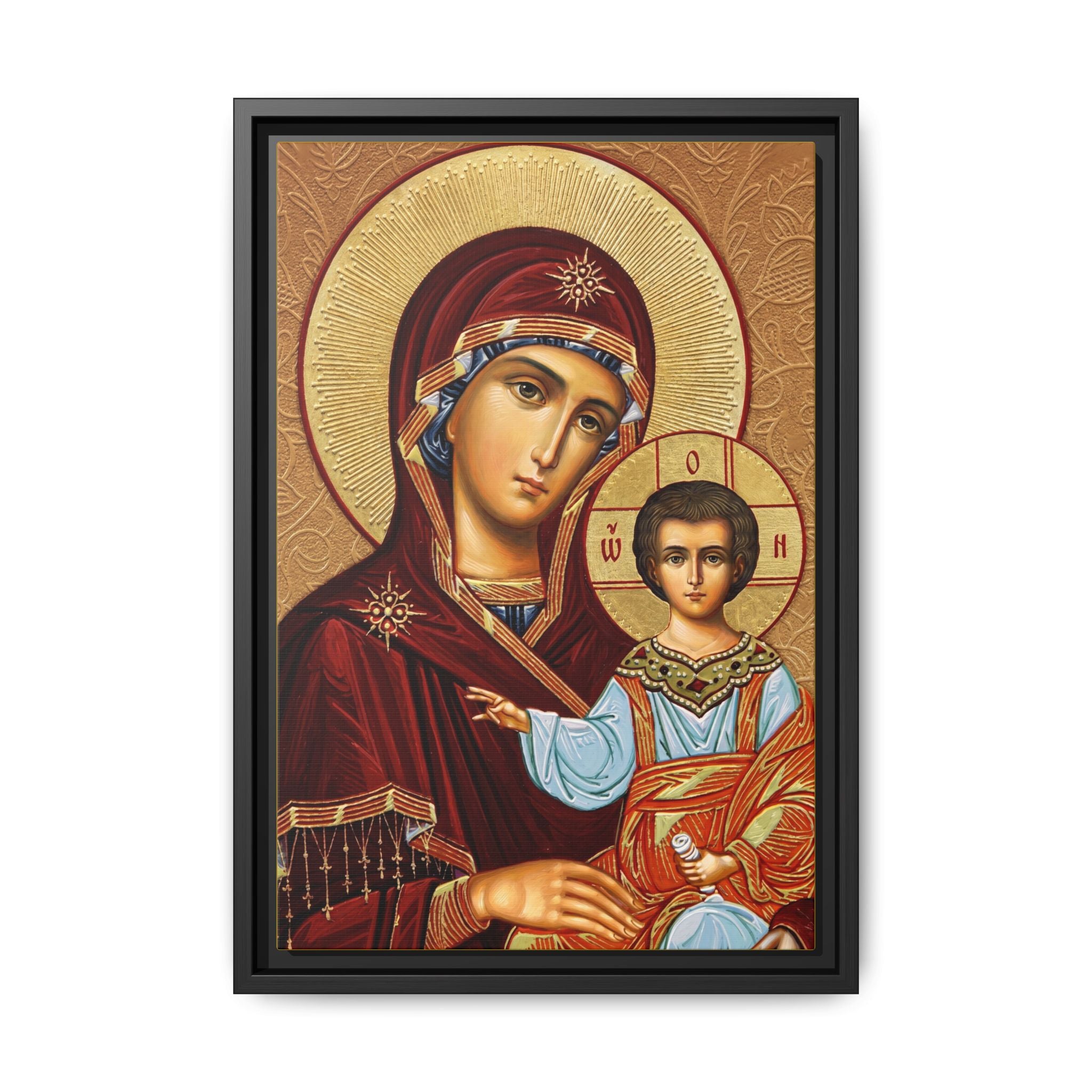 Theotokos of Kazan Framed Canvas Icon