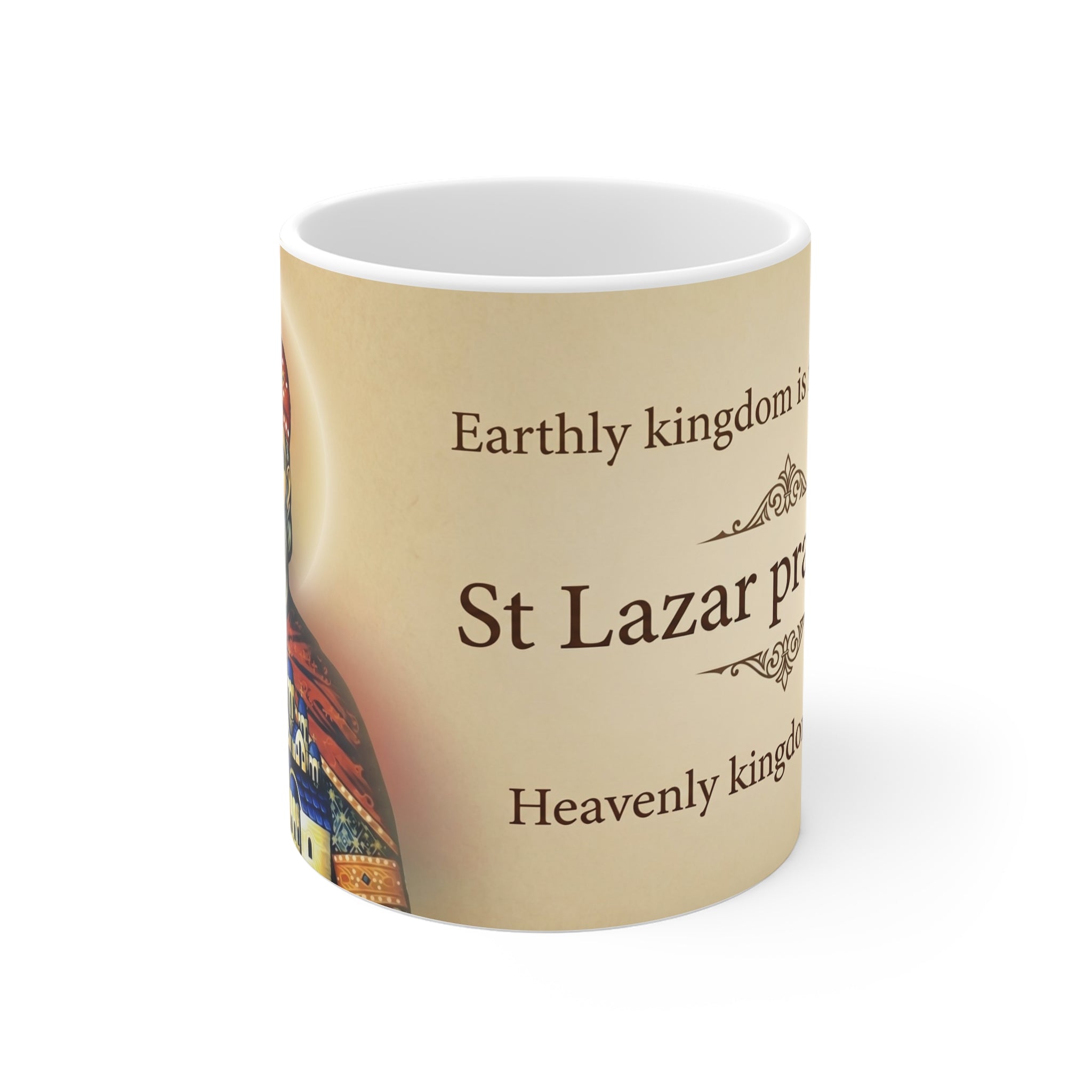 Saint Prince Lazar of Serbia Orthodox Christian Coffee Mug — Orthodox Mug Gift