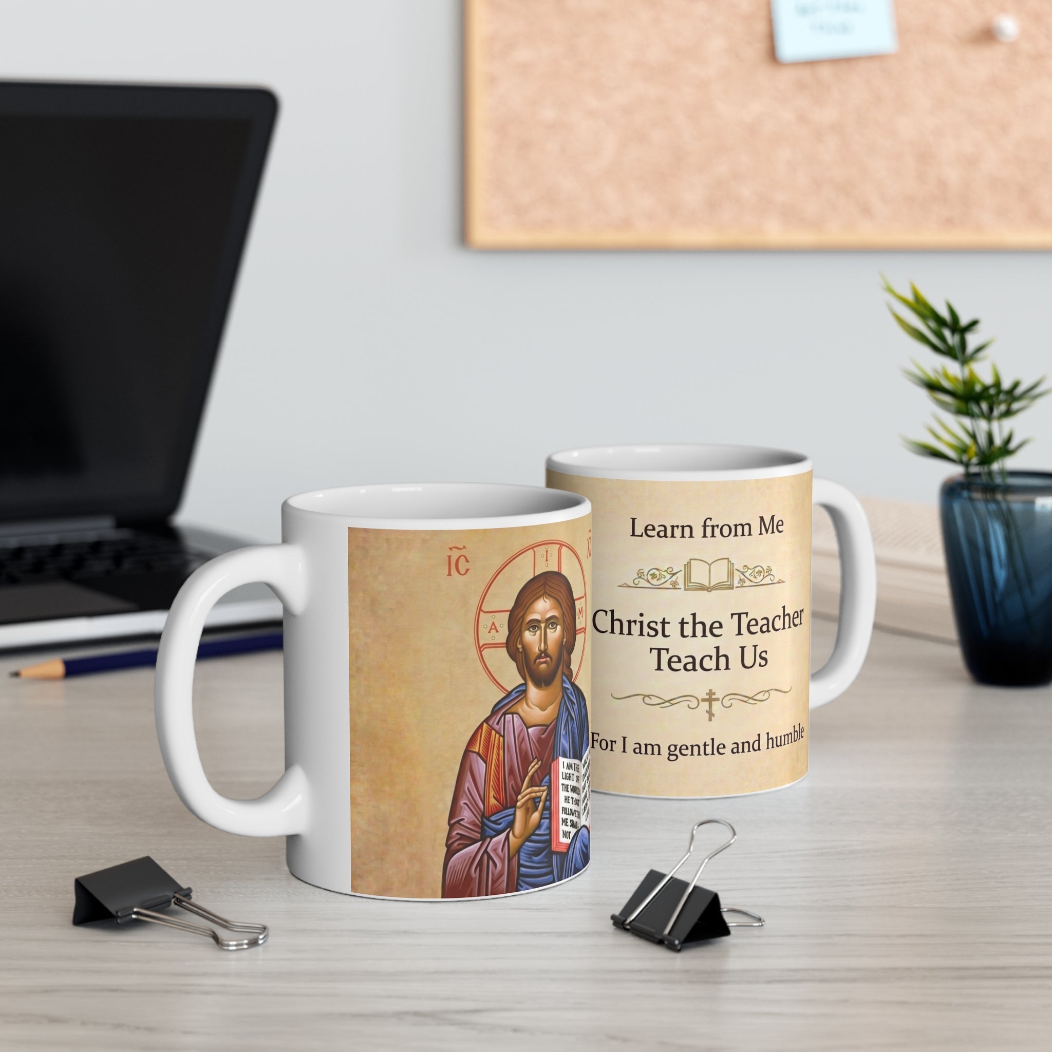 Christ the Teacher Orthodox Christian Coffee Mug — Christian Gift Idea